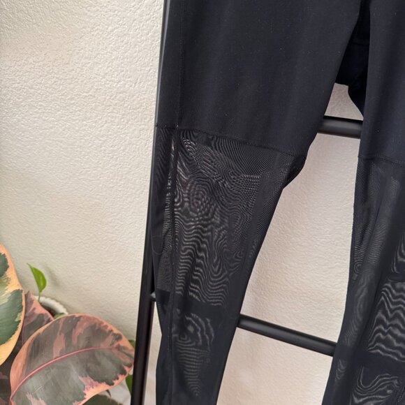 90 Degree by Reflex Black Mesh Leggings - Picture 4 of 5